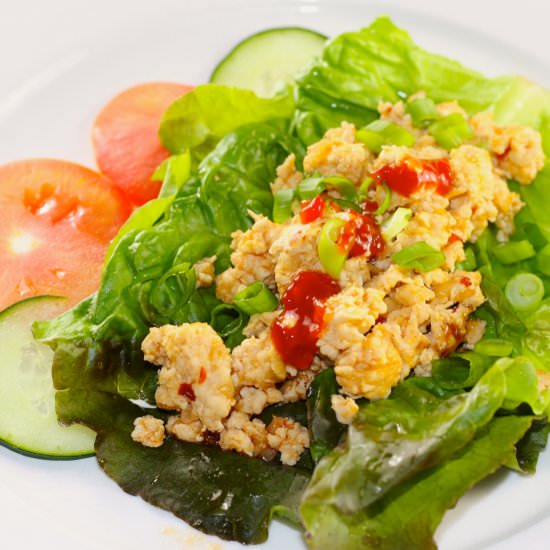 Asian Chicken Lettuce Wraps