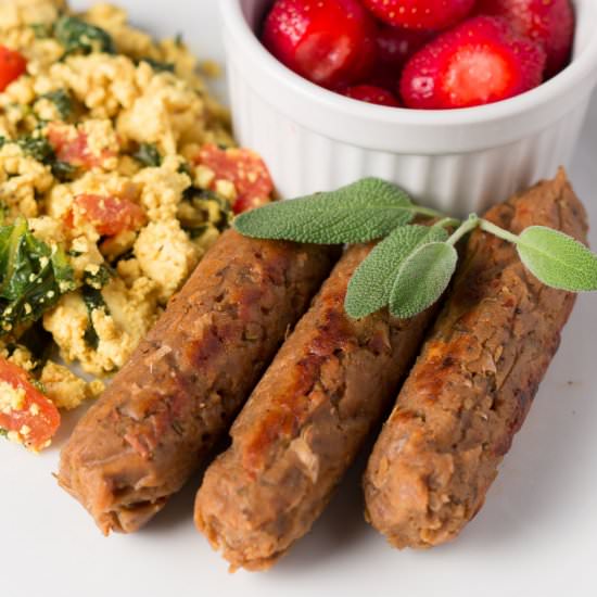 Vegan Breakfast Sausage Links