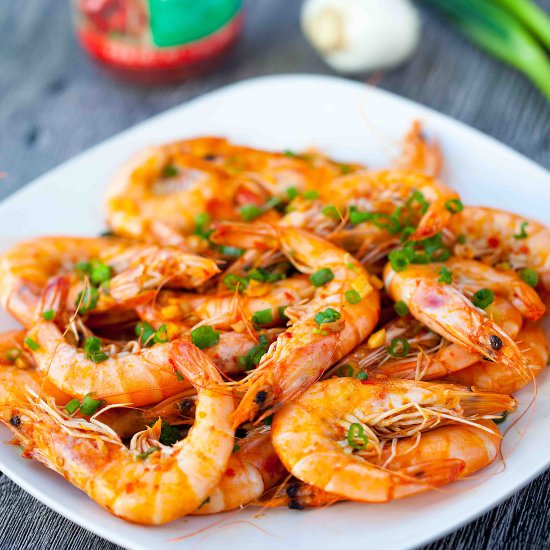 GARLIC CHILI SHRIMP