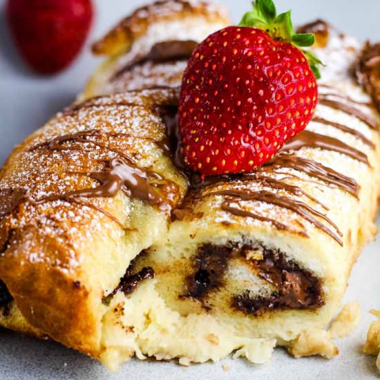 Nutella French Toast Casserole