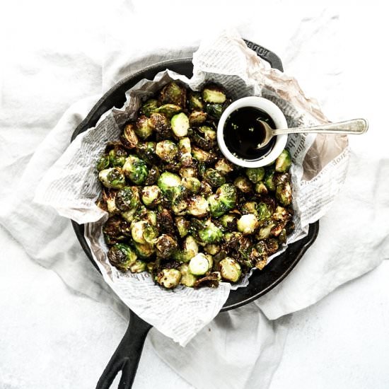 Air fryer Asian brussels sprouts