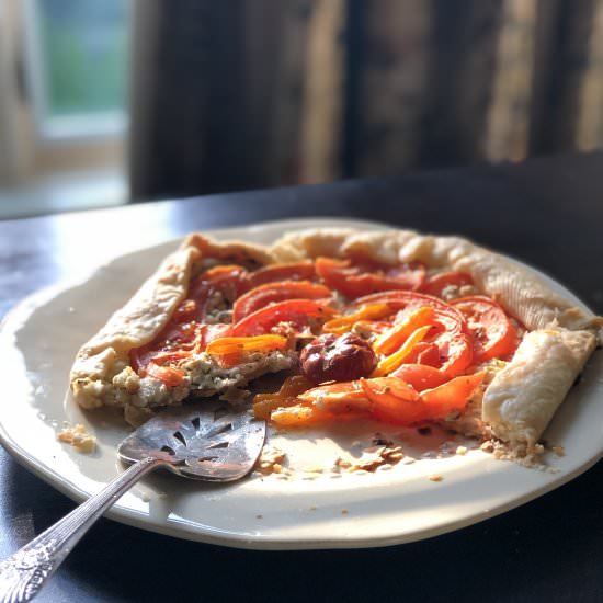 Tomato Goat Cheese Galette
