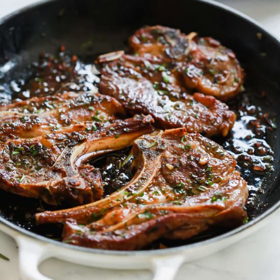 Garlic Herb Lamb Chops
