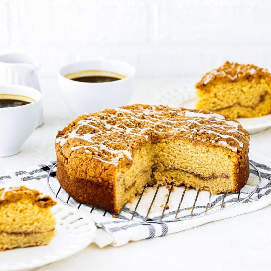 Easy Eggless Coffee Cake
