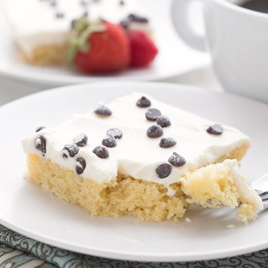 Cannoli Sheet Cake