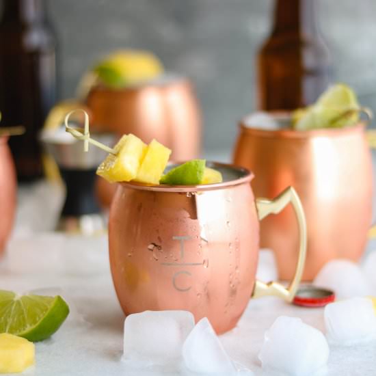 Pineapple Moscow Mules