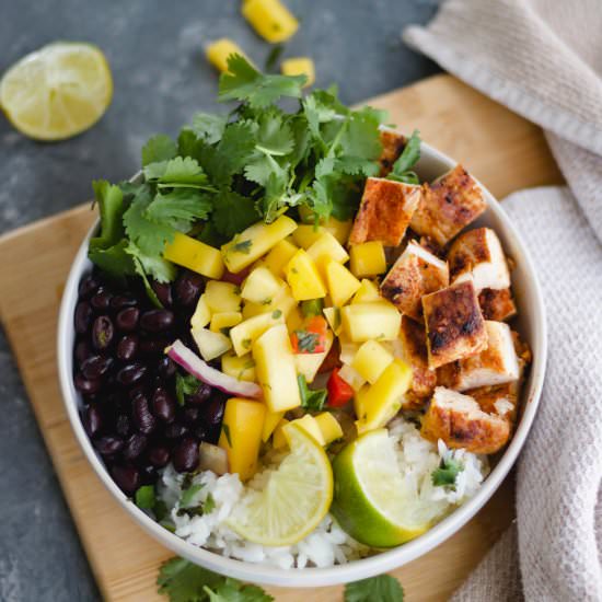 DIY Chicken Burrito Bowl Recipe