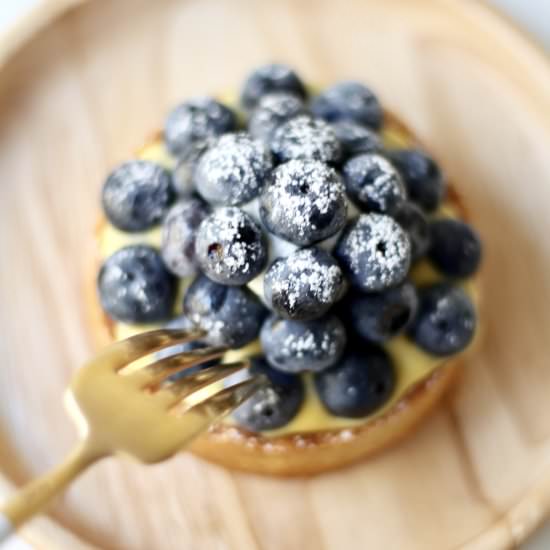 Blueberry Passionfruit Tarlets