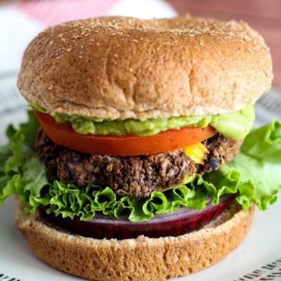 Black Bean Quinoa Burgers