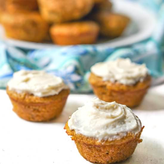 Mini Keto Pumpkin Muffins