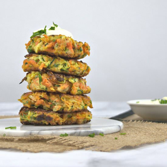 Zucchini Carrot Fritters