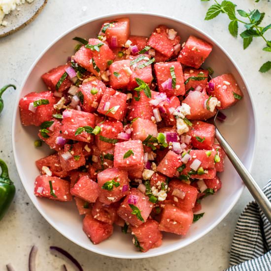 Easy Watermelon Salad