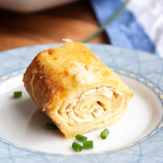 Chicken Crepes with Cheese