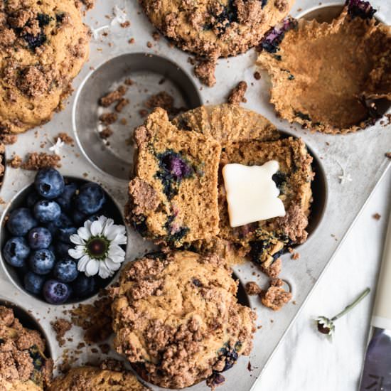 Blueberry Streusel Muffins