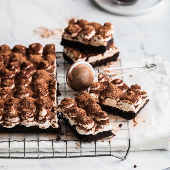 Tiramisu Brownies