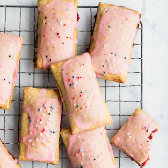 Raspberry Chia Seed Pop Tarts