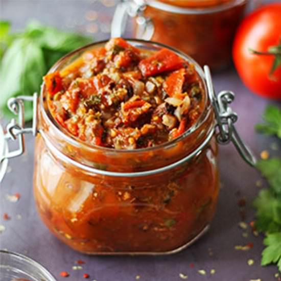 Make healthy puttanesca sauce