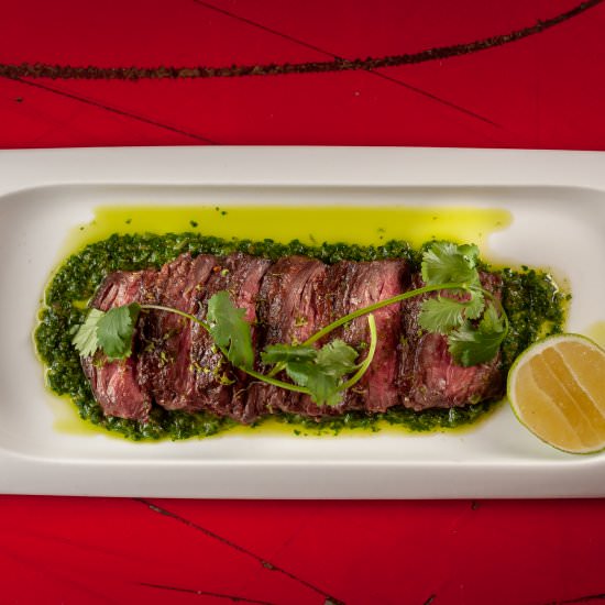 Skirt Steak With Chimichurri
