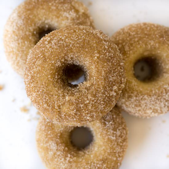 Baked Cinnamon Sugar Doughnuts