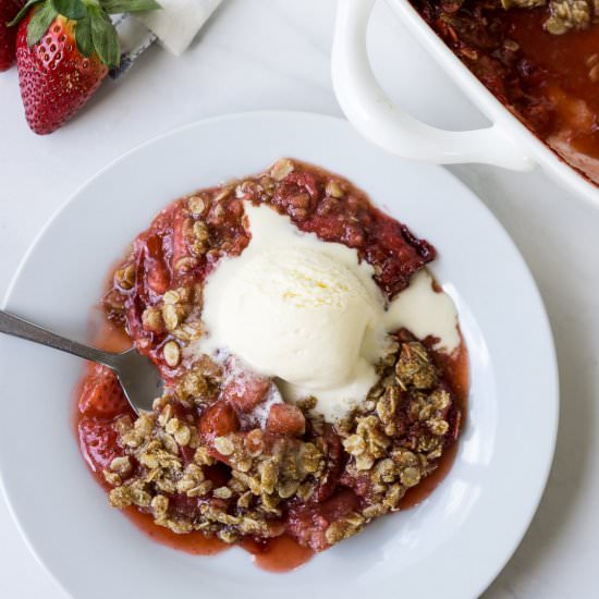 Strawberry Crumble
