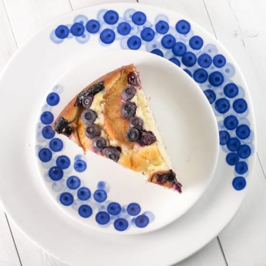 Blueberry Peach Coffee Cake