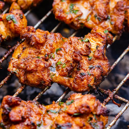 grilled boneless chicken thighs
