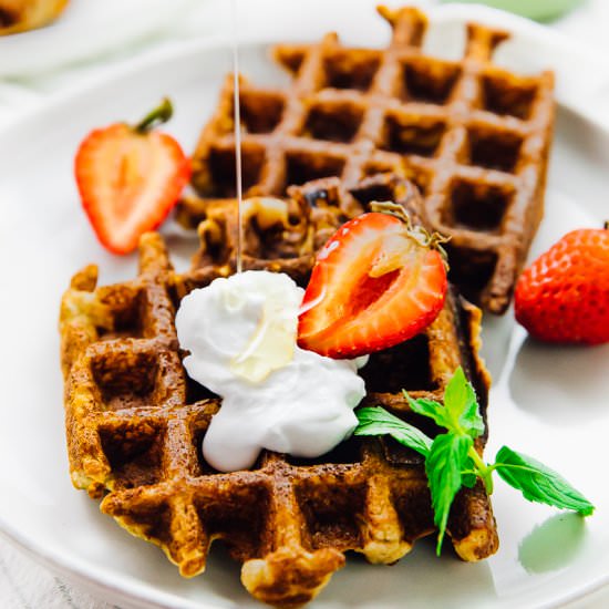 Low Carb Vegan Waffles