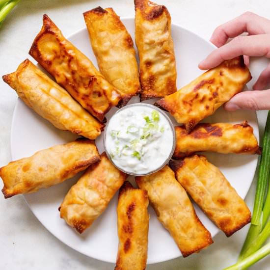 Buffalo Chicken Wontons