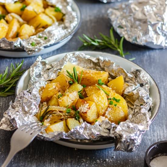 easy campfire potatoes