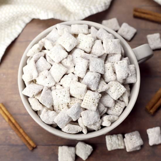 Snickerdoodle Puppy Chow Snack Mix