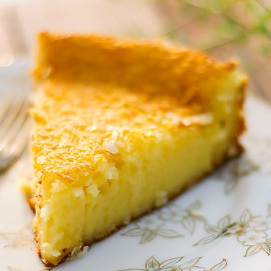 Impossible Coconut Pie