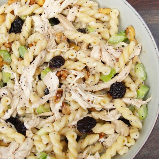 Healthy Cherry Chicken Pasta Salad