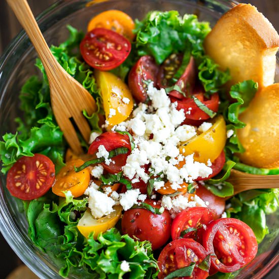 Healthy Bruschetta Salad Recipe