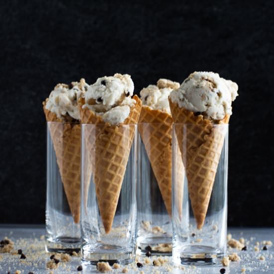 Vegan Cookie Dough Ice-Cream