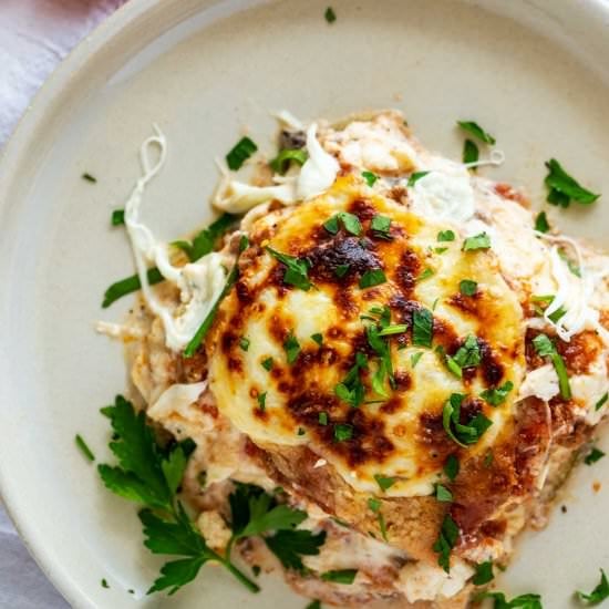 Keto Eggplant Lasagna