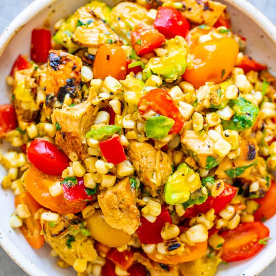 Grilled Chicken & Corn Salad