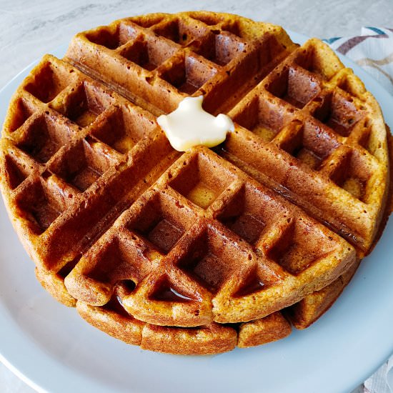 Pumpkin Chai Waffles