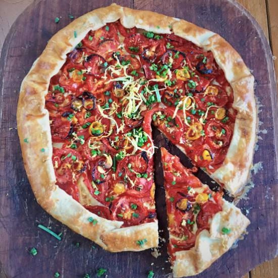 Tomato galette