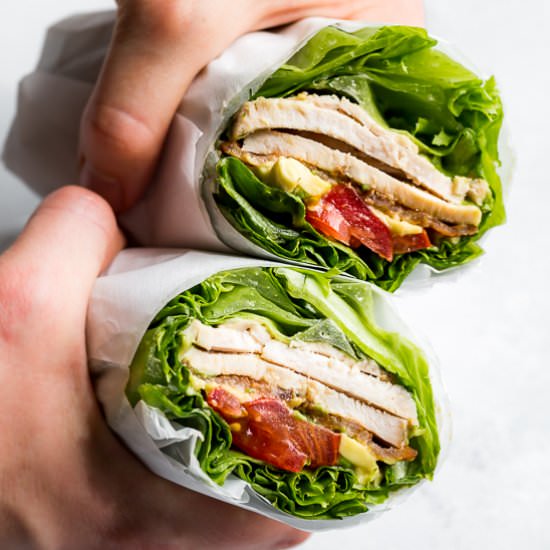 BLAT Chicken Lettuce Wraps