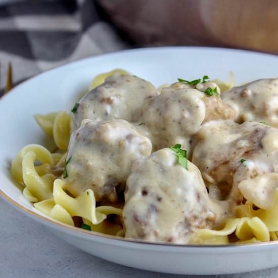 Meatball Stroganoff