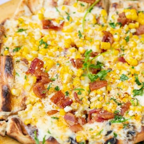 ELOTE MEXICAN CORN GRILLED PIZZA