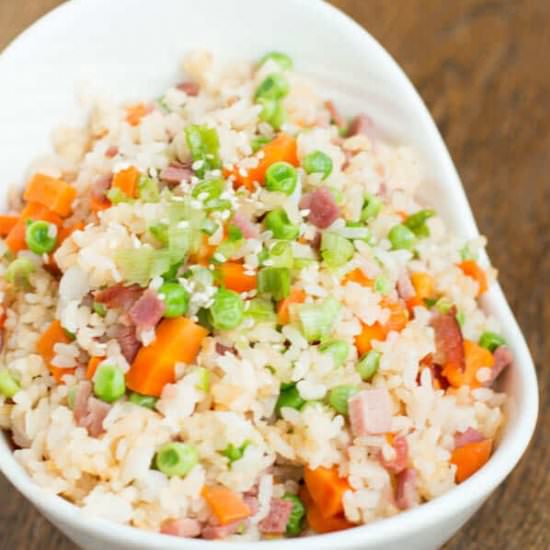 THE SECRET TO HAM FRIED RICE