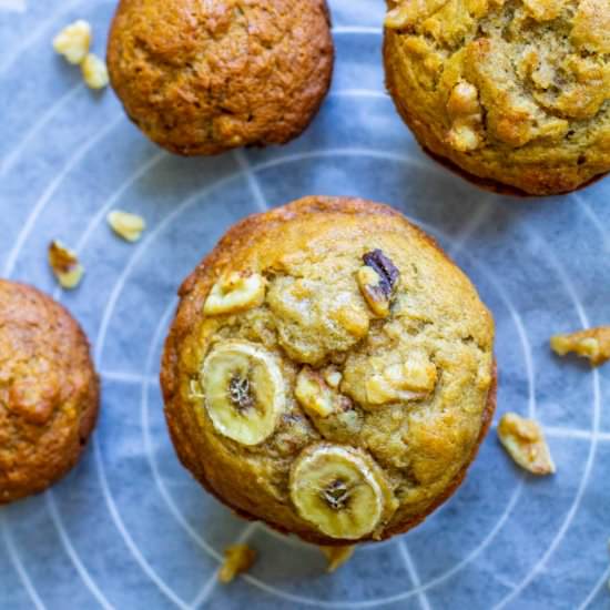 Pumpkin Banana Muffins