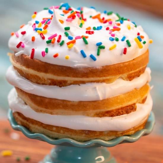Keto Birthday Cake Chaffle Recipe
