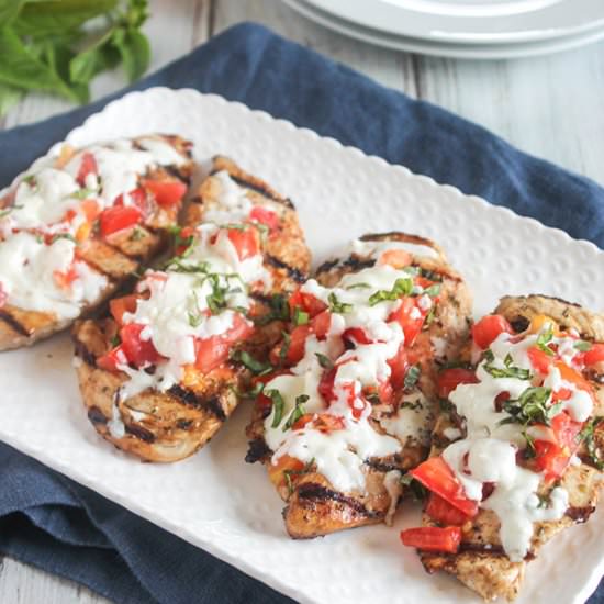 Grilled Chicken Parmesan