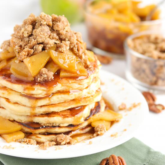 Pear Crisp Pancakes