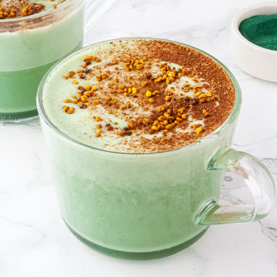 Vegan Spirulina Latte