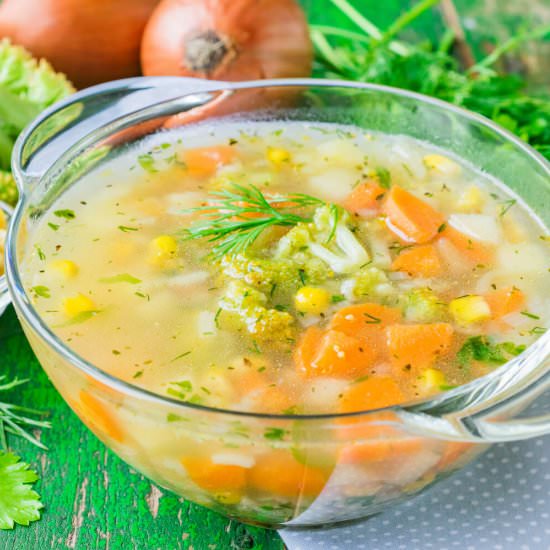 Broccoli and Corn Soup