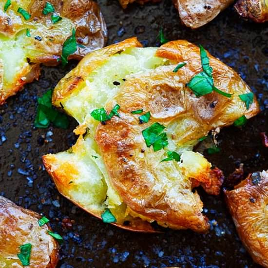 Crispy Smashed Potatoes