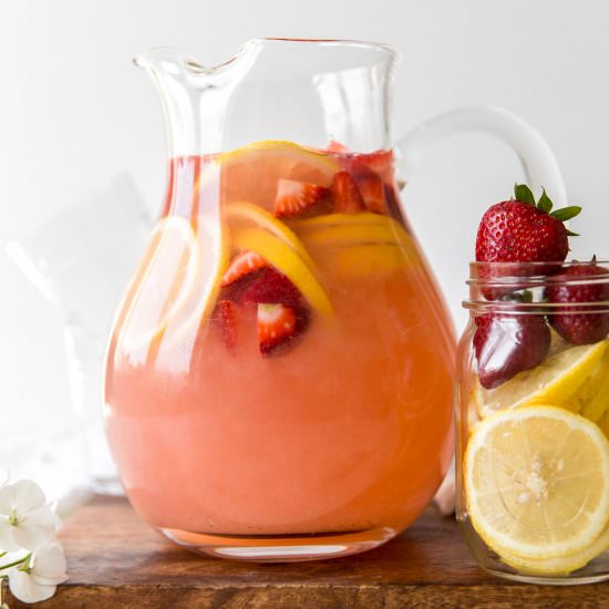 Pink Lemonade Sangria